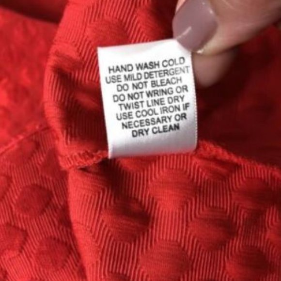 KIM ROGERS BRIGHT RED TEXTURED DRESS - Picture 5 of 7